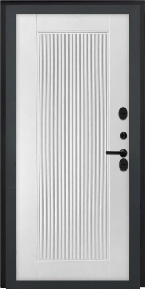 Входная дверь ДвериПРО L-3b ПВХ 10мм Астрод Velutto Bianco DPRO198149 внутренняя сторона