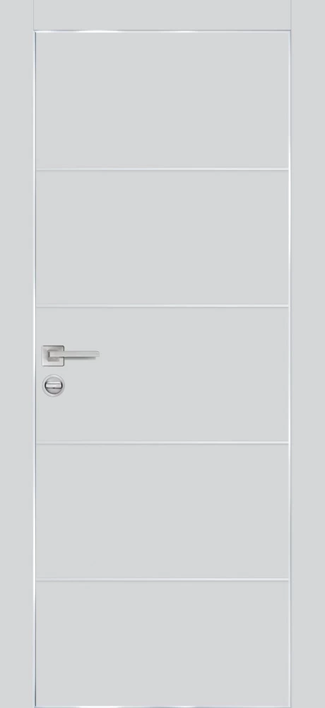 Фото Межкомнатная дверь PX-12  AL кромка с 4-х ст. Сапфир матовый