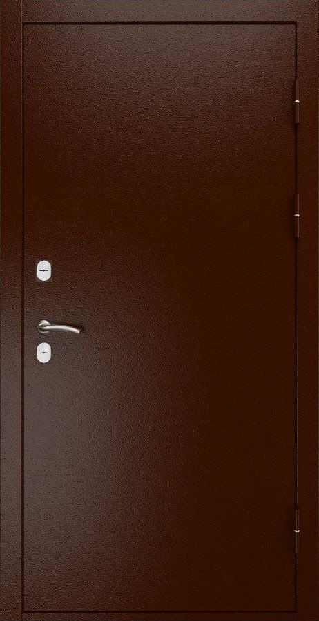 Входная дверь ДвериПРО L Термо Без фрезеровки Дуб пацифик горизонт DPRO195679 внешняя сторона